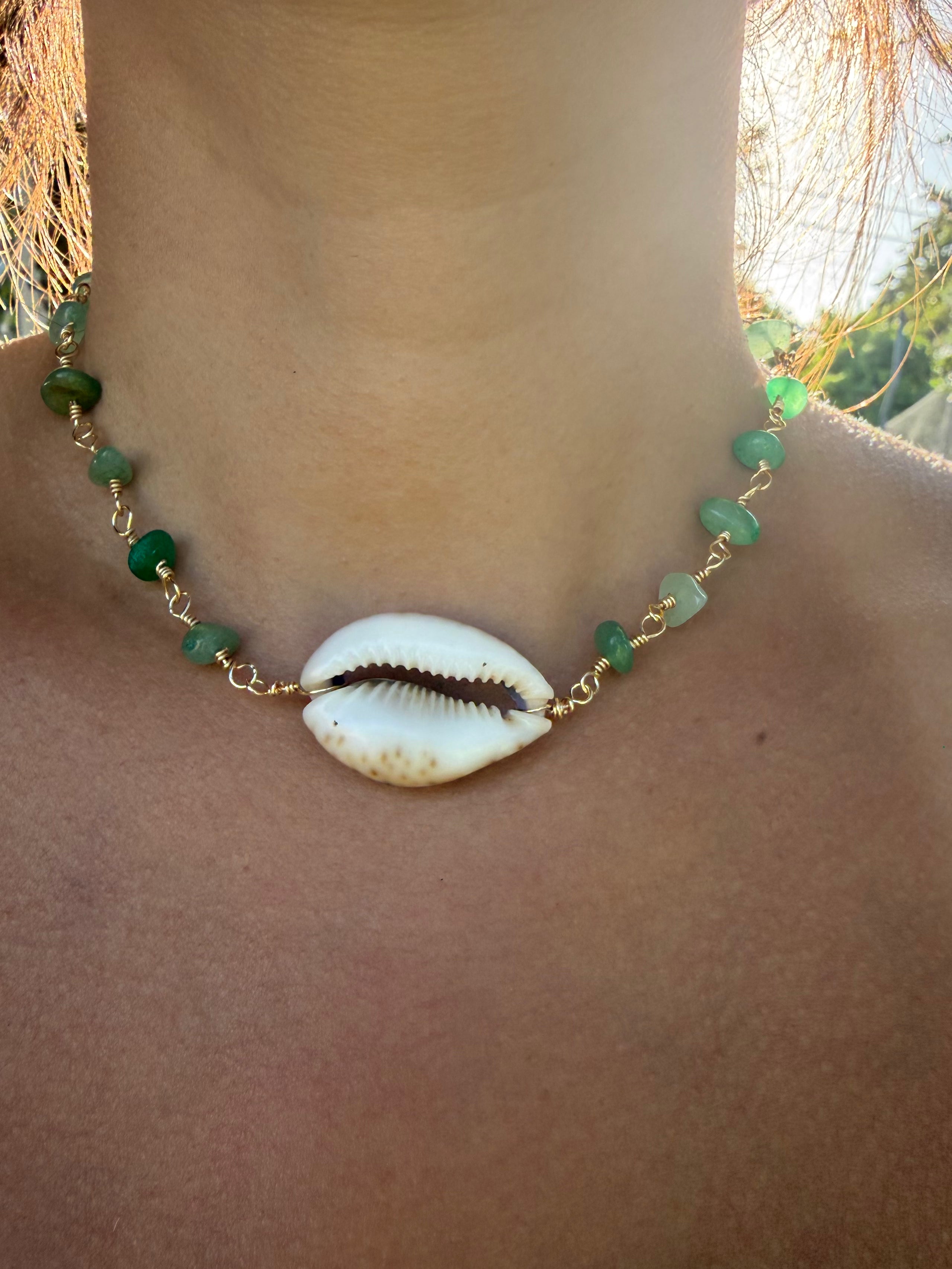 Green Aventurine Shell