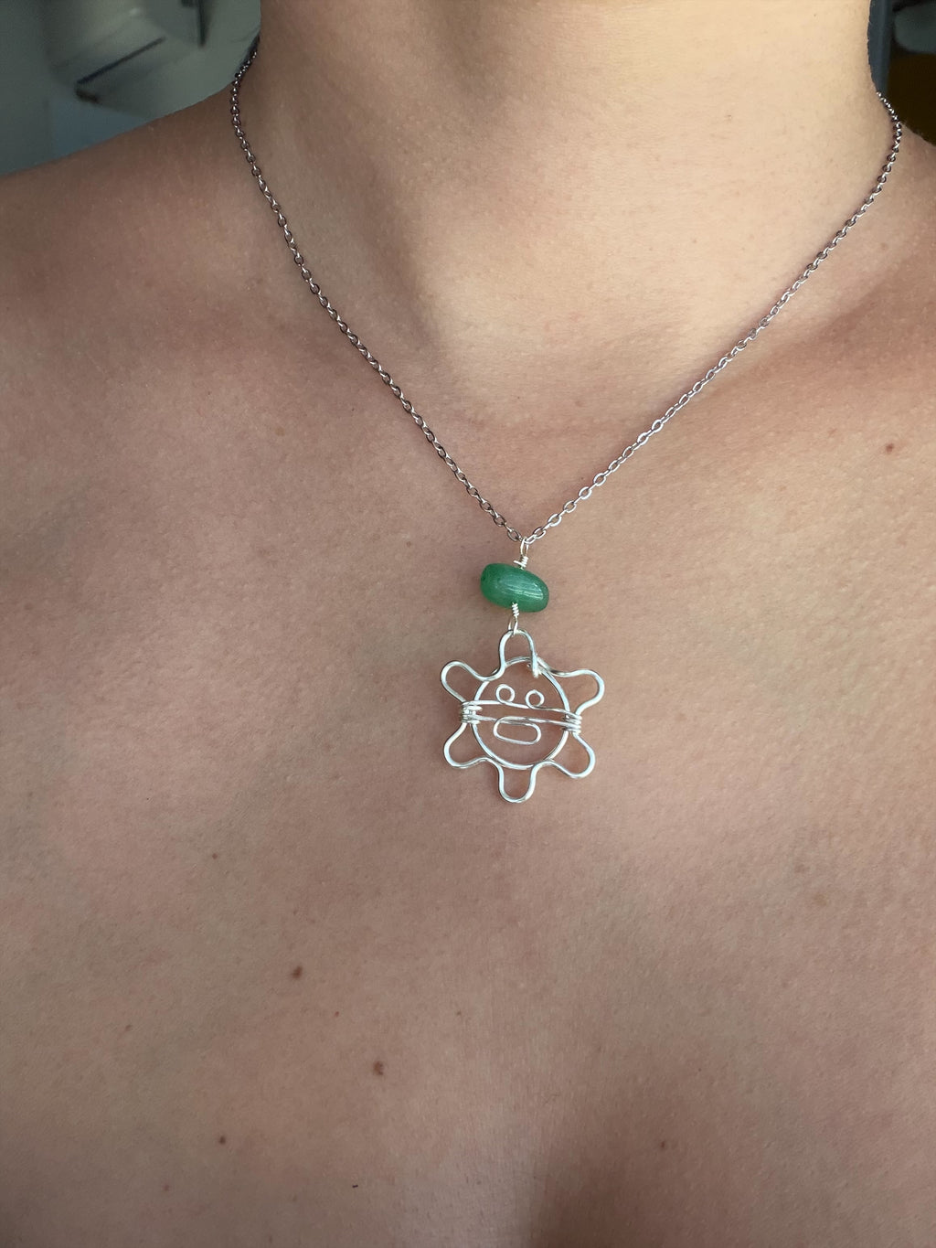 Mini Sol Taino with Crystal